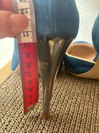 Zapatos de tacón 10,5 cm Martineli azul