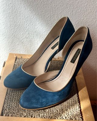Zapatos de tacón 10,5 cm Martineli azul