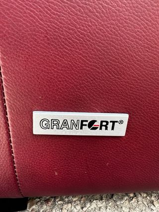 Sofá Divani&Divani by Natuzzi Piel Rojo