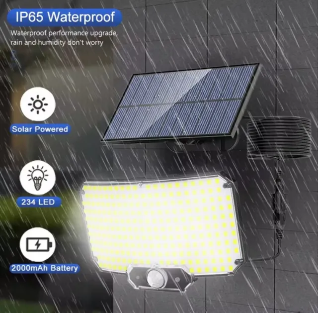 Foco Solar LED con Sensor y Mando