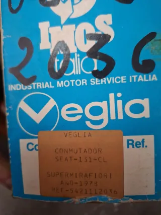 SEAT 131 Supermirafiori CL mando luces