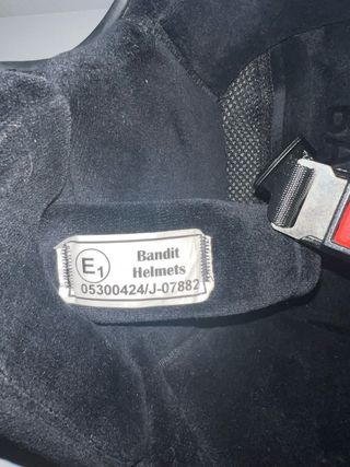 Casco Bandit Helmets Talla S Negro/Naranja