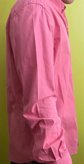 Camisa Massimo Dutti Rosa, salmón