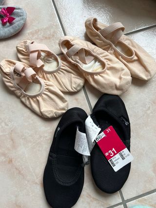 Mezze punte scarpe danza bambina