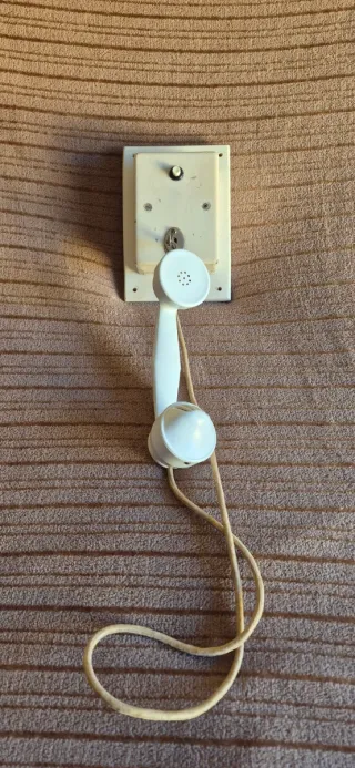 Telefonillo vintage marfil