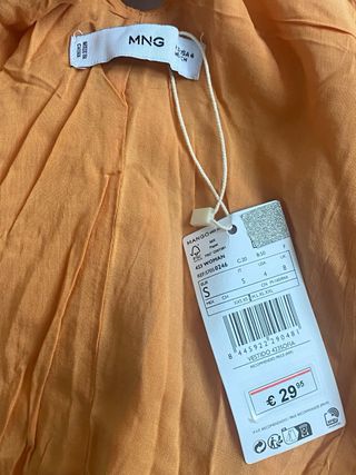 Vestido largo naranja