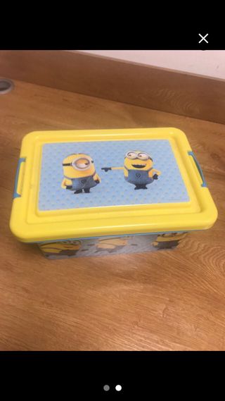 Caja de almacenaje infantil Minions