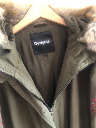 Abrigo Parka Desigual Verde Militar