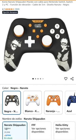 Mando Nintendo switch pc Naruto