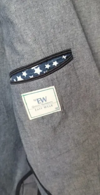 Americana informal tipo vaquero caballero talla 56