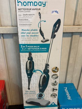 Limpiador a vapor Homday 1300W azul