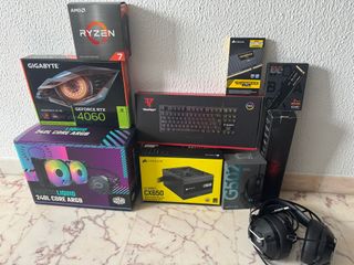 PC AMD Ryzen 7 5800X /32GB/2TB y todos accesorios