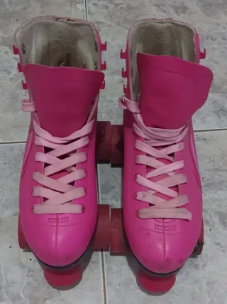 Patines rosas para niña