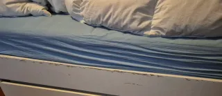 Cama nido blanca con cajones