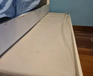 Cama nido blanca con cajones