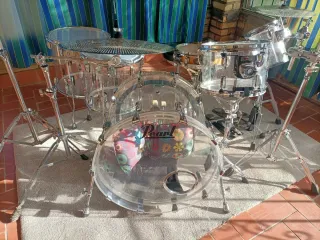 Batería Pearl Crystal Beat Acrílica
