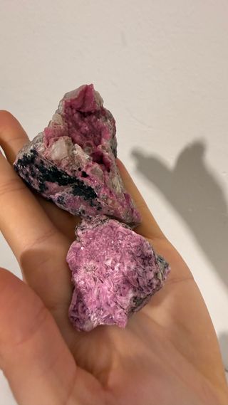 Set Calcite Cobalto Grezzo