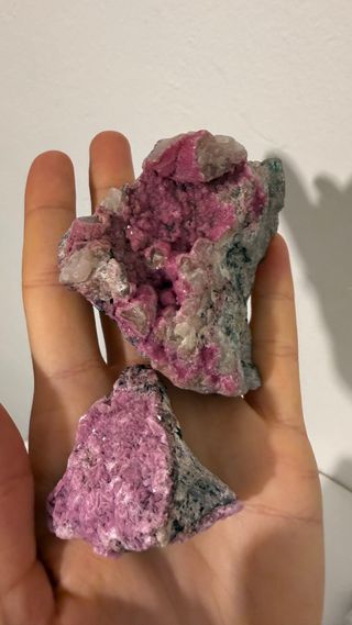 Set Calcite Cobalto Grezzo