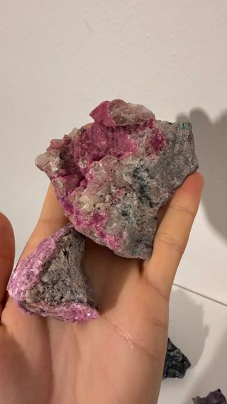 Set Calcite Cobalto Grezzo