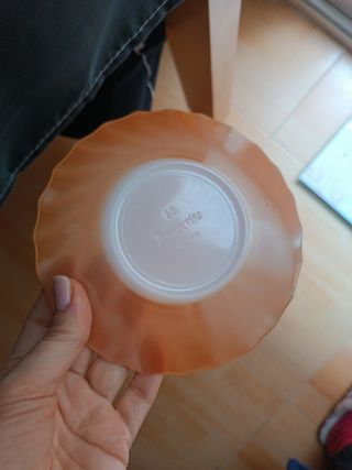 Juego de 3 tazas con sus platos