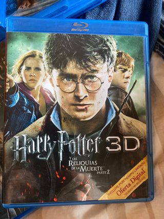 Harry Potter 3D Reliquias Muerte Parte 2 Blu-ray