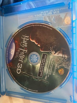 Harry Potter 3D Reliquias Muerte Parte 2 Blu-ray