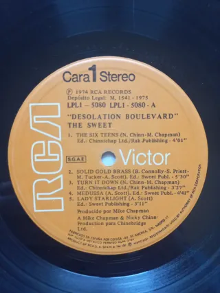 Vinilo SWEET - Desolation Boulevard