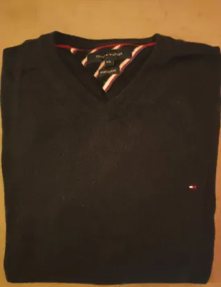 Maglione Tommy Hilfiger Uomo XXL Nero