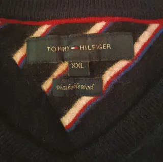 Maglione Tommy Hilfiger Uomo XXL Nero