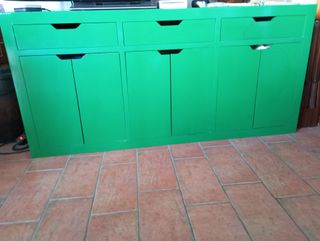 Taquillón Rústico Verde