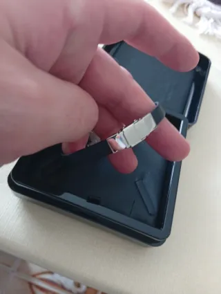 Pulsera Lotus Style Negra y Plateada