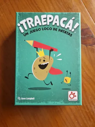 Juego de mesa ¡Traepacá! Un juego loco de patatas