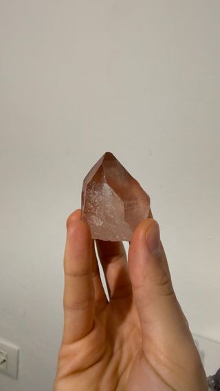 Quarzo raro"Lemurian Scarlet"