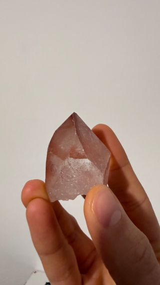 Quarzo raro"Lemurian Scarlet"