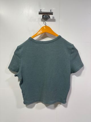 Camiseta Zara verde