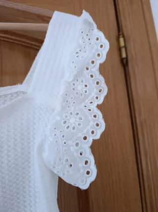 Top blanco Shein talla única