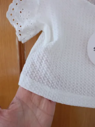 Top blanco Shein talla única