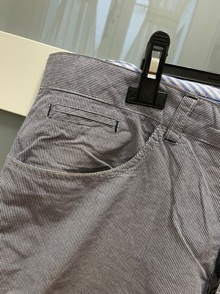 Bermudas Studio Classics Rayas jaspeado marino y b