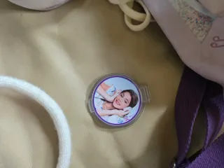 Borsa bambina set occhiali Paraorecchie unicorno