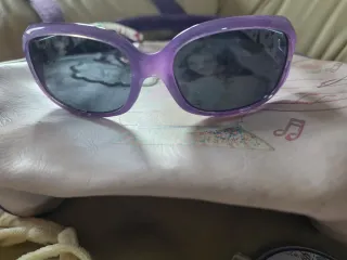 Borsa bambina set occhiali Paraorecchie unicorno