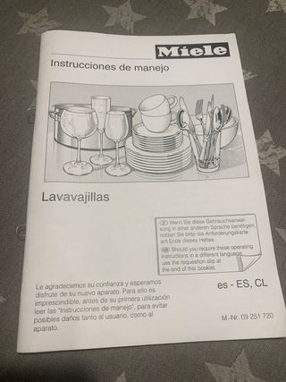 Cesta superior lavavajillas Miele
