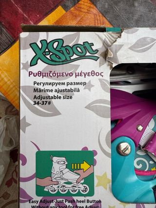 Patines en línea infantiles ajustables 34/37