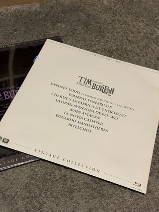 Colección Tim Burton 8 Películas Blu-ray