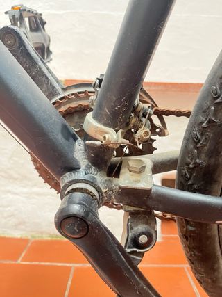 Bicicleta Montaña Rockrider Negra