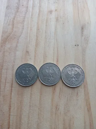 3 Monedas Alemanas Bundesrepublik