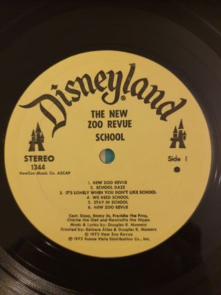 LP The New Zoo Revue Walt Disney