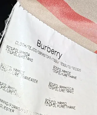 Parka Burberry Negra con Capucha y Pelo