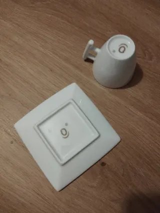 Set 6 piezas tazas de café y platillos