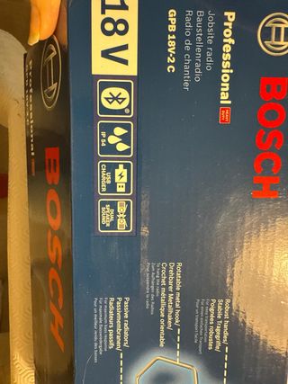 Radio Bosch GPB 18V-2 C ,no spedizione, solo su Fi