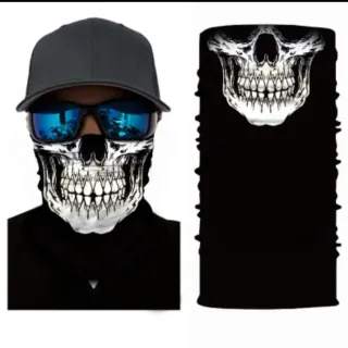 Braga de cuello calavera